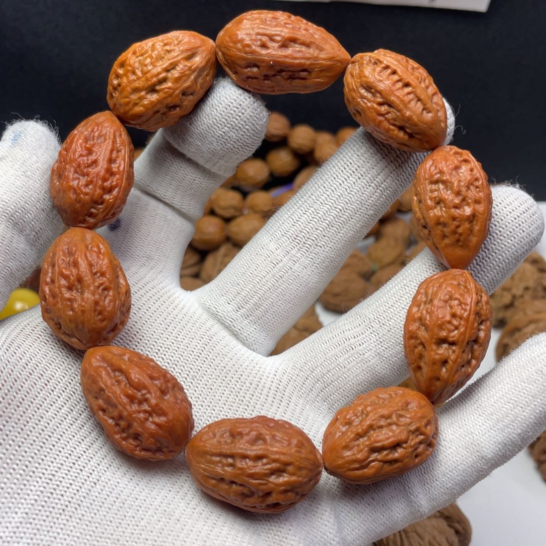 文玩核桃把件18+大枣原皮原色