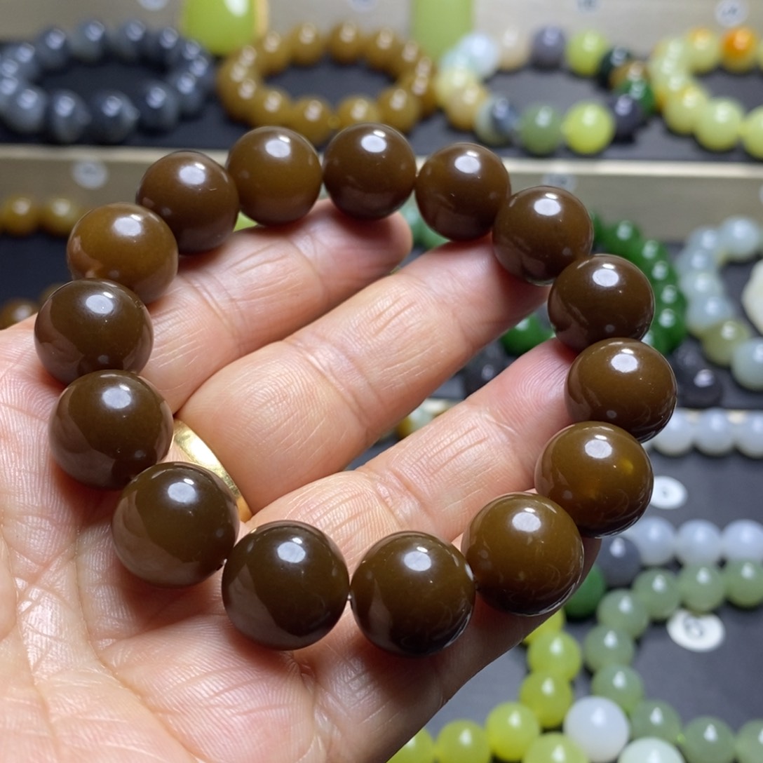 和田玉手串未镶嵌