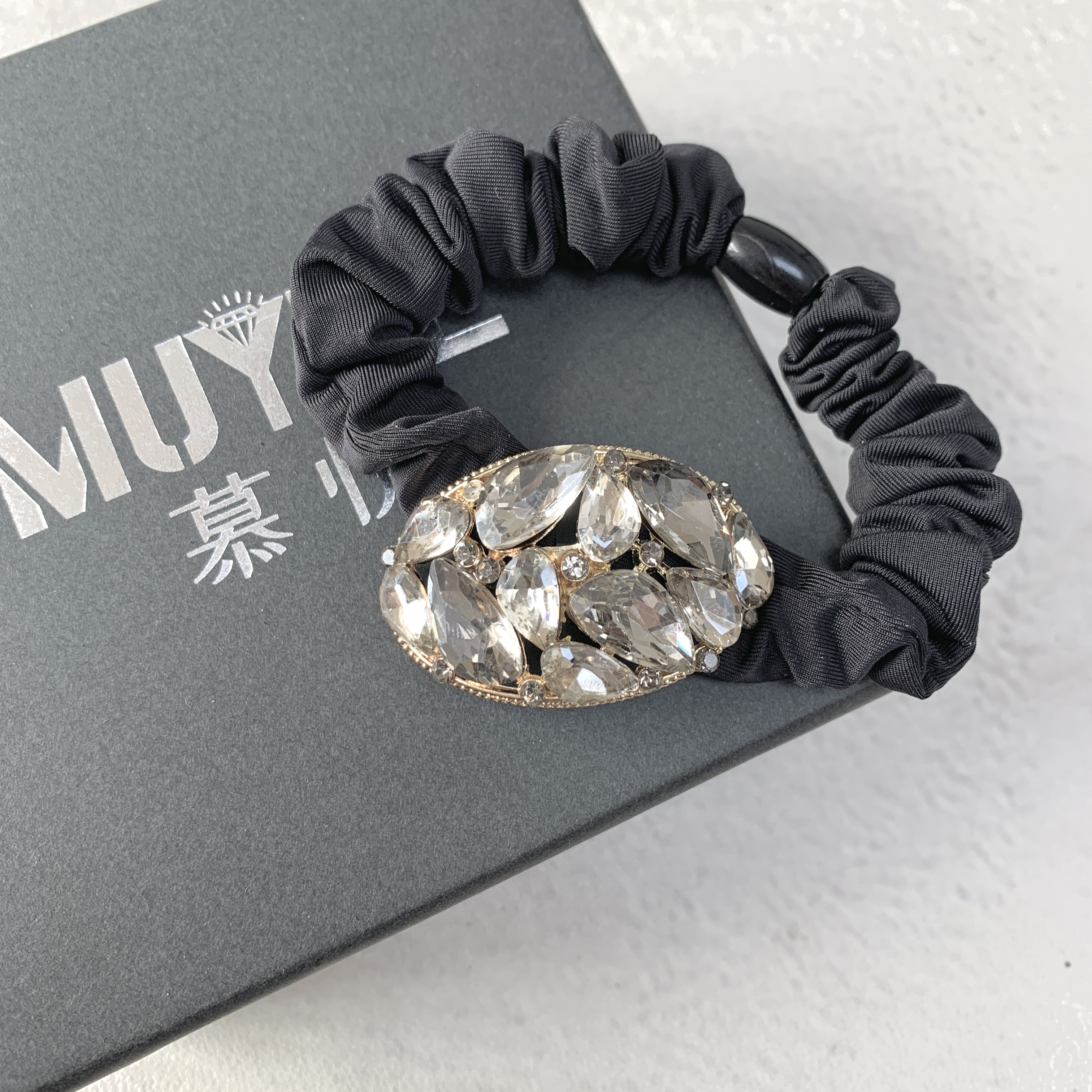 慕悦-【经典椭圆】M272专柜正品缎面皮筋耐用发绳