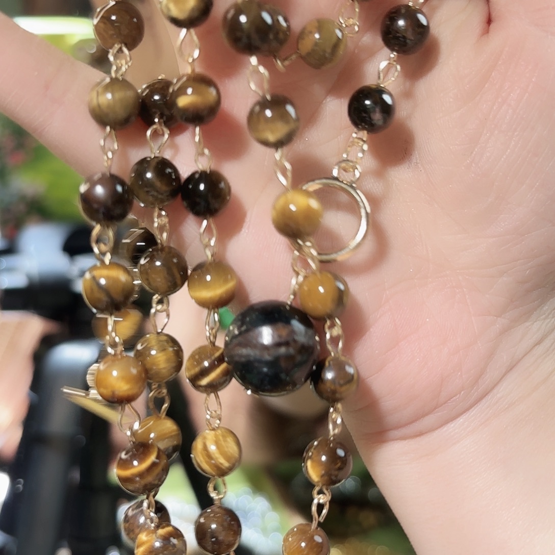 琉璃纯铜合金项链