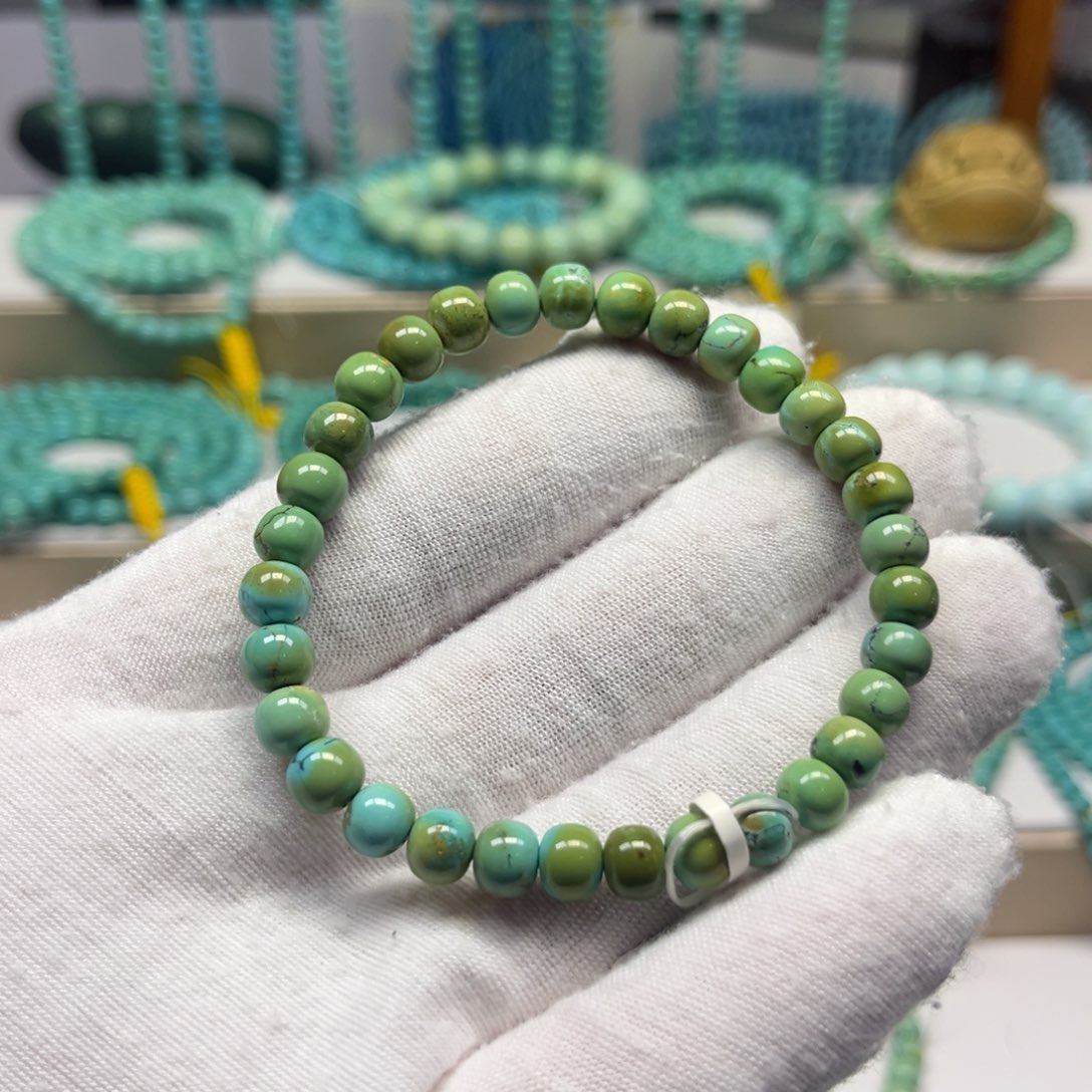 绿松石未镶嵌手链