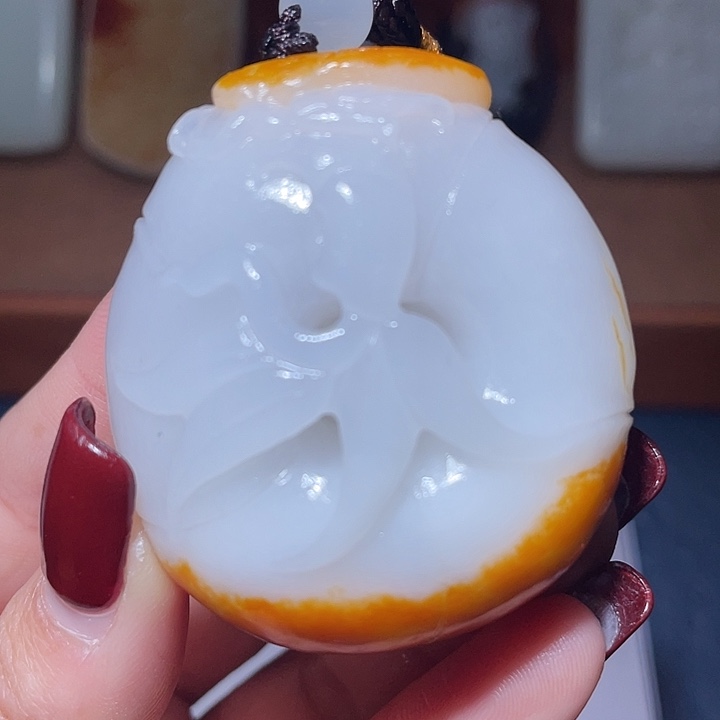 和田玉未镶嵌颈饰X7 