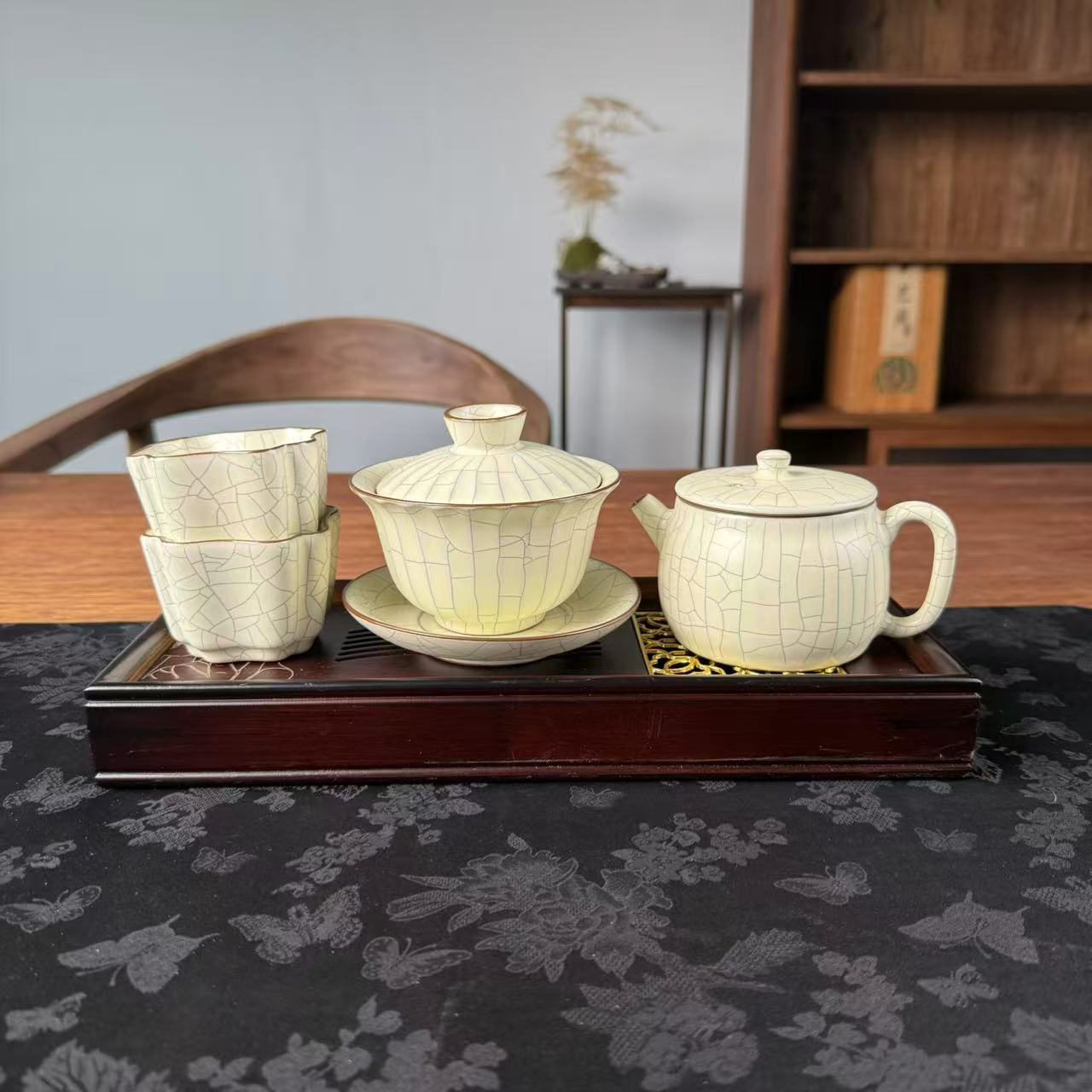 泉德堂套组加茶盘 3005+3042+3040x2+JZ120