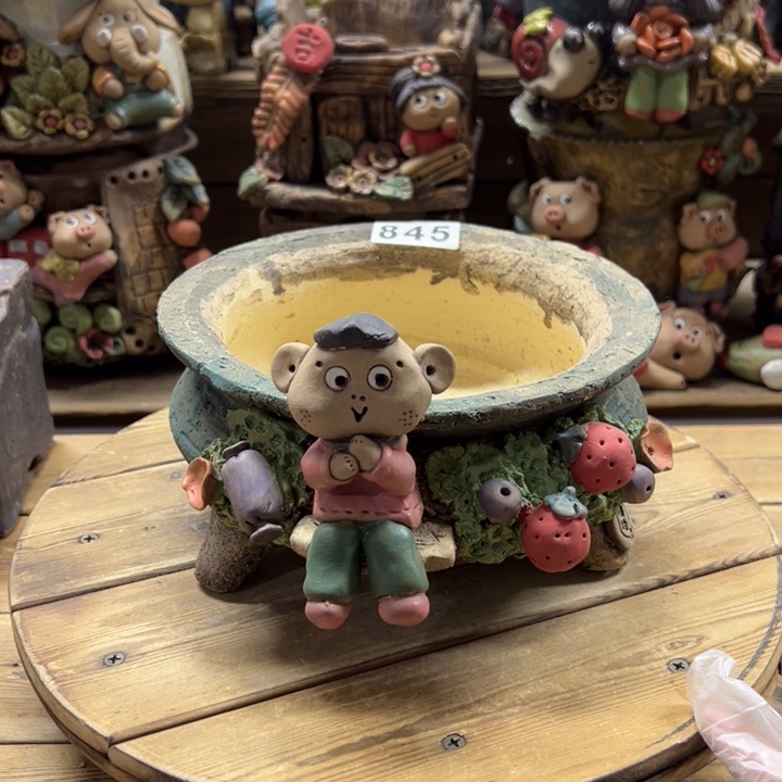 嘻哈多肉花盆百搭