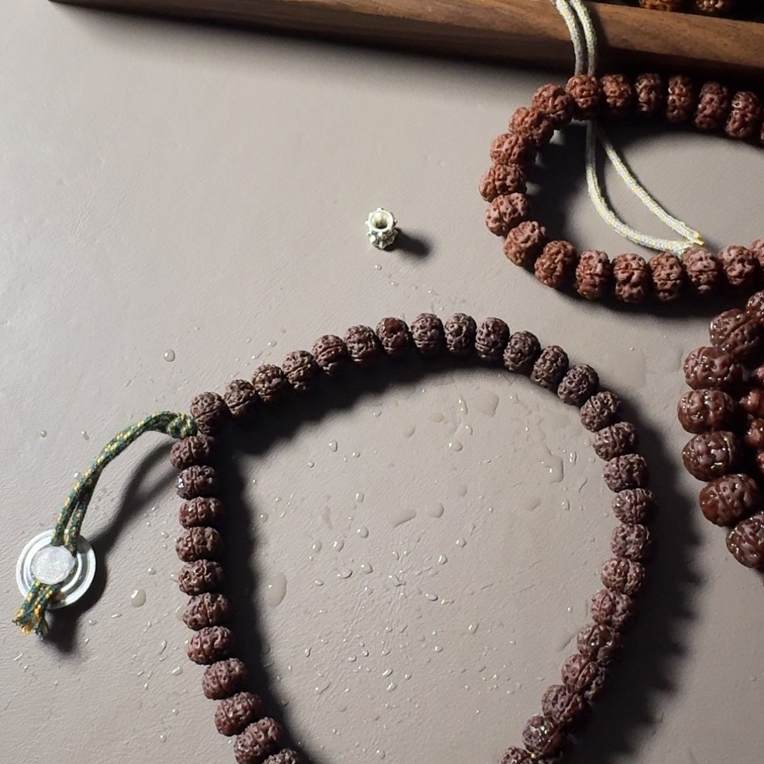 金刚菩提吊坠橘*紫红皮平细