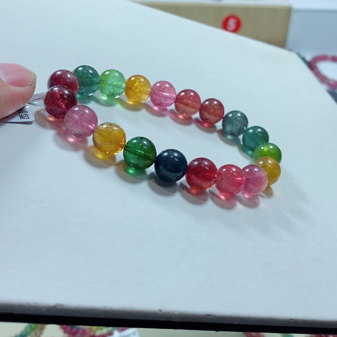 碧玺手链未镶嵌尐**姐碧玺