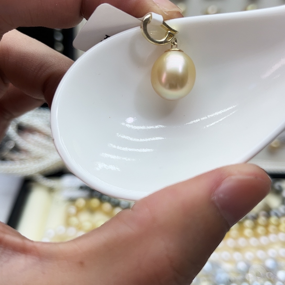 银S925镶嵌海水珍珠颈饰