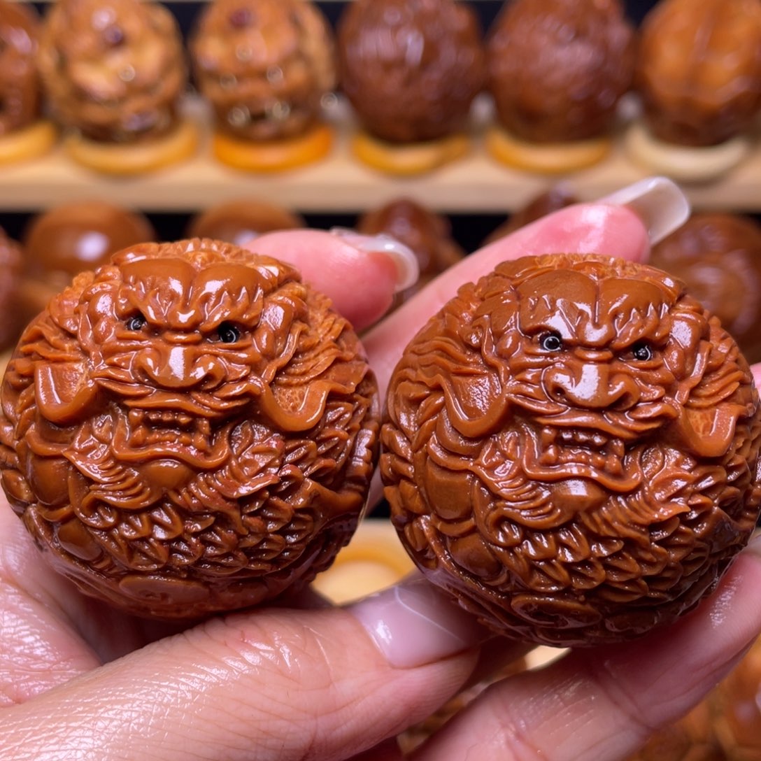 橄榄核把件中***望巴西大橄榄