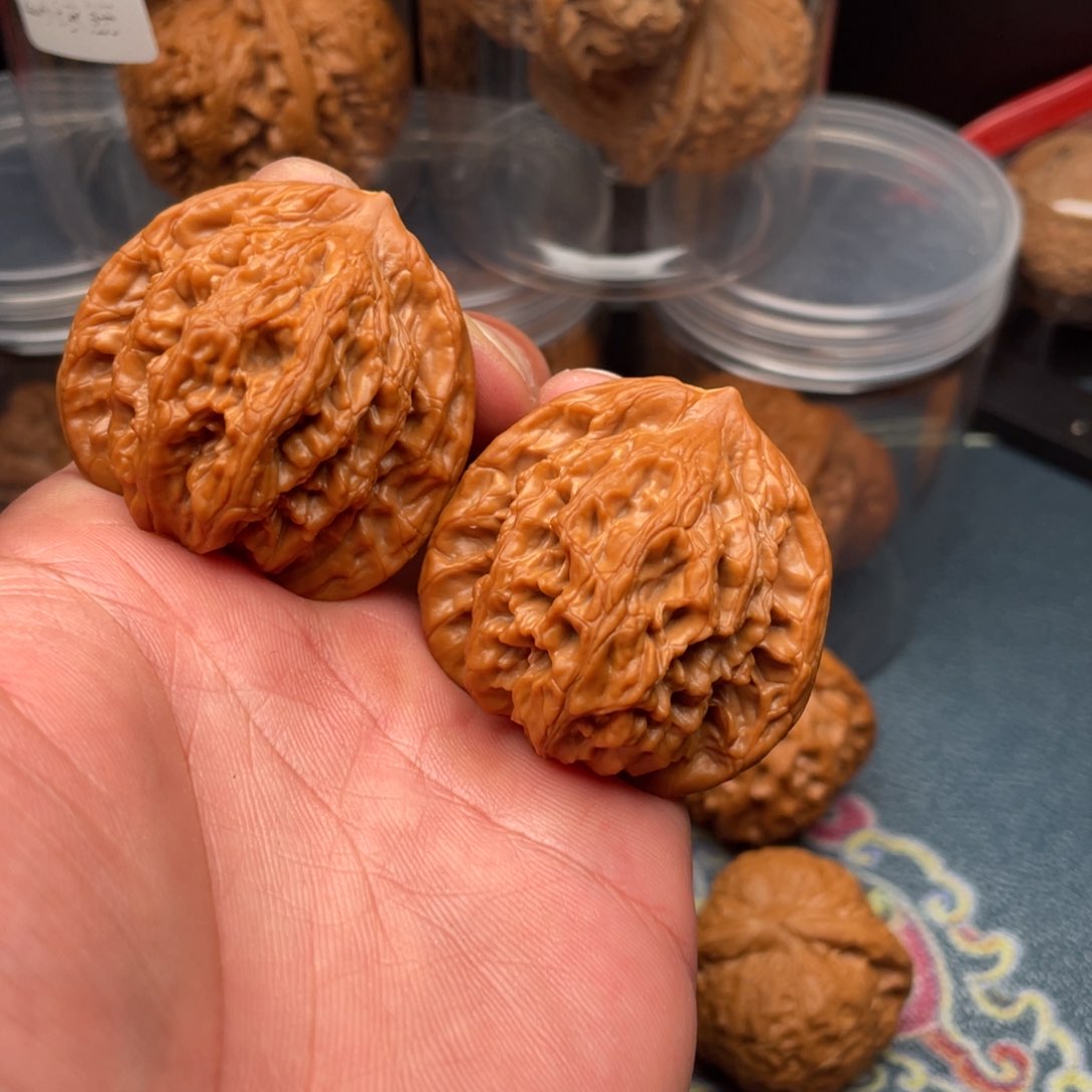 文玩核桃把件梦**寻堂上虎