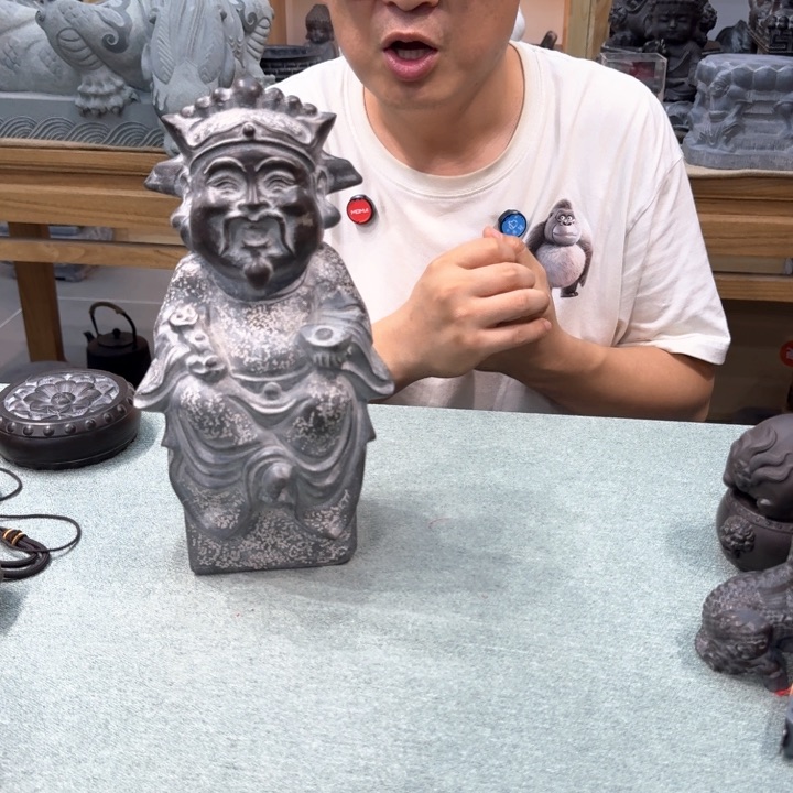 西安石晋錾石雕手工雕刻摆件