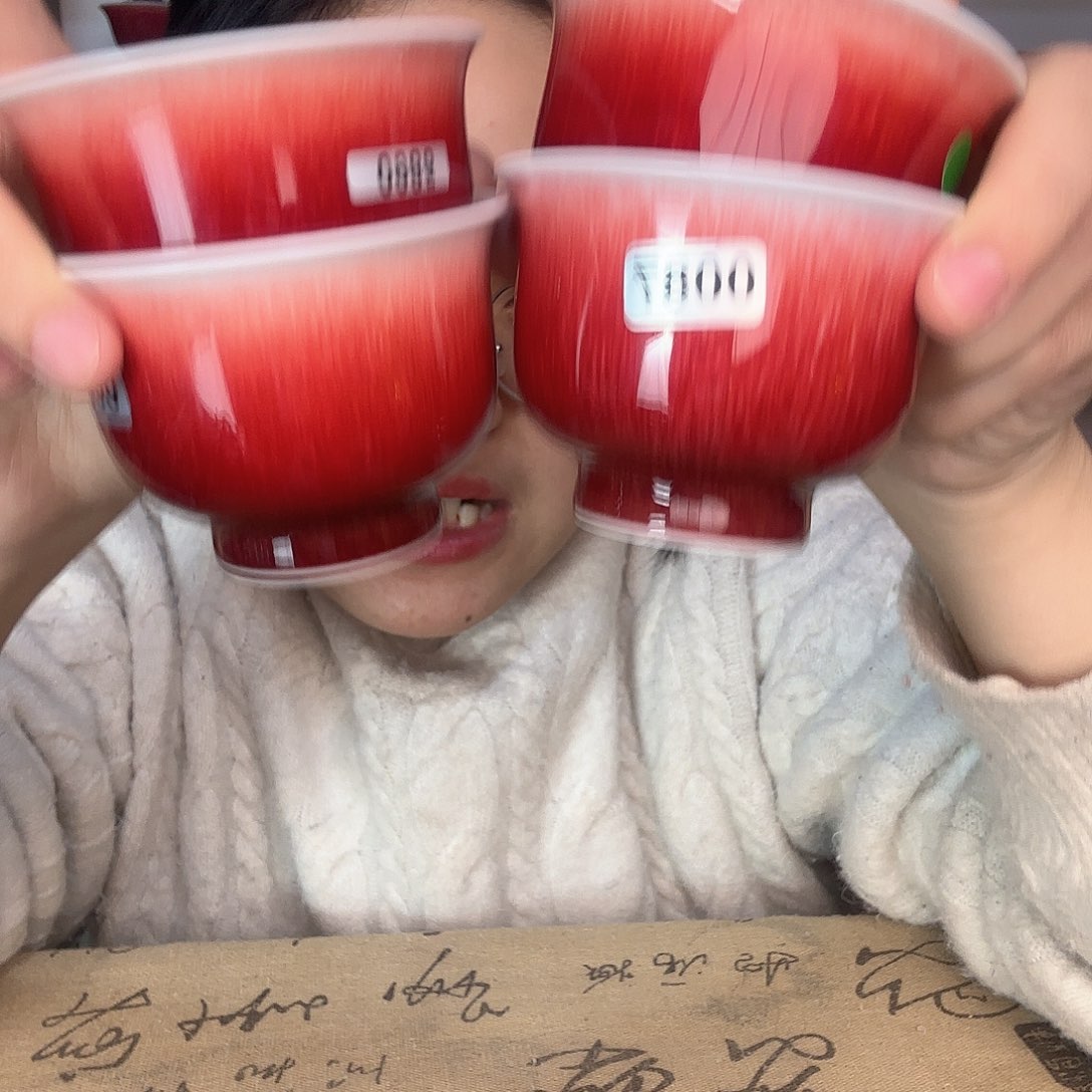 碗景德镇郎红陶瓷