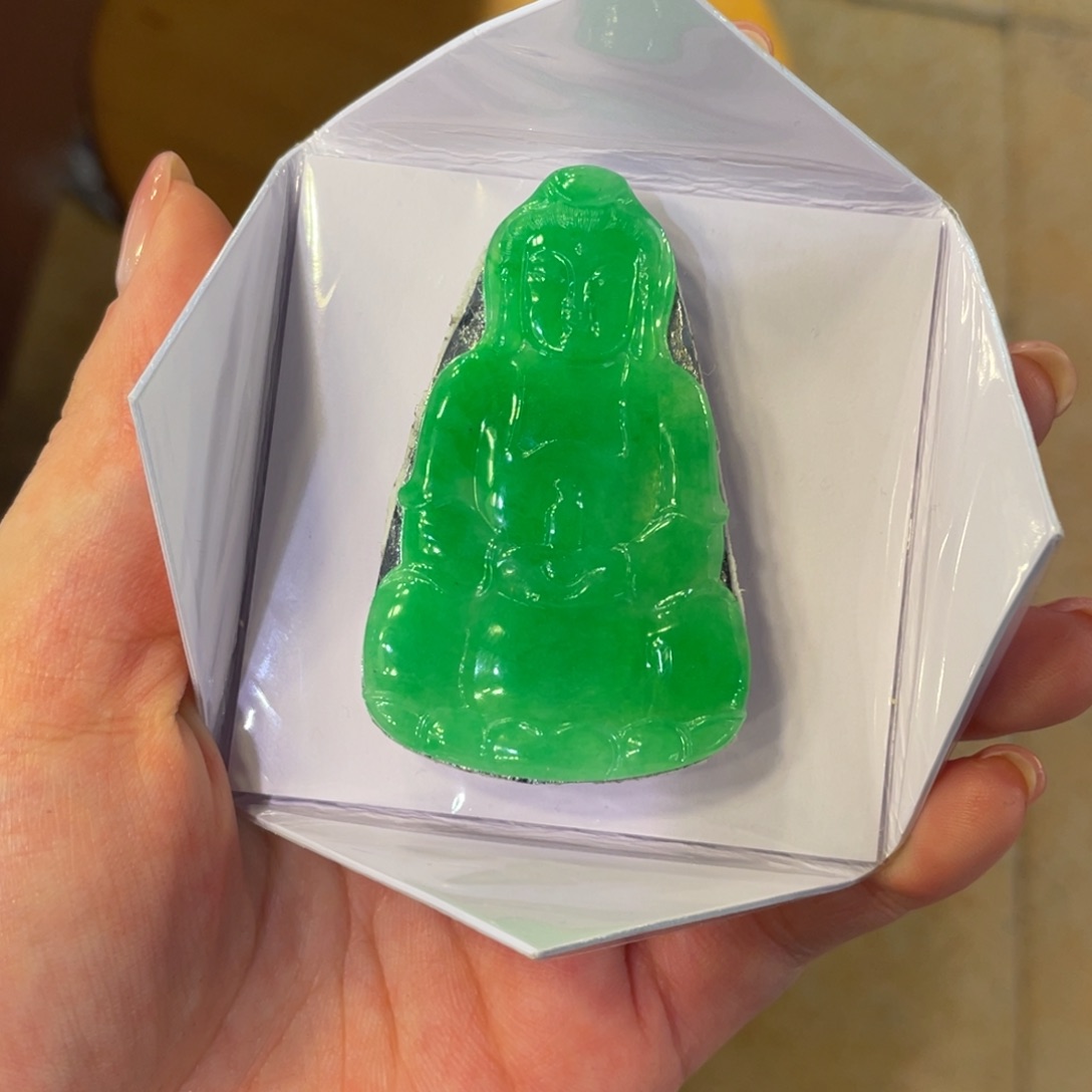 未镶嵌定制翡翠观音