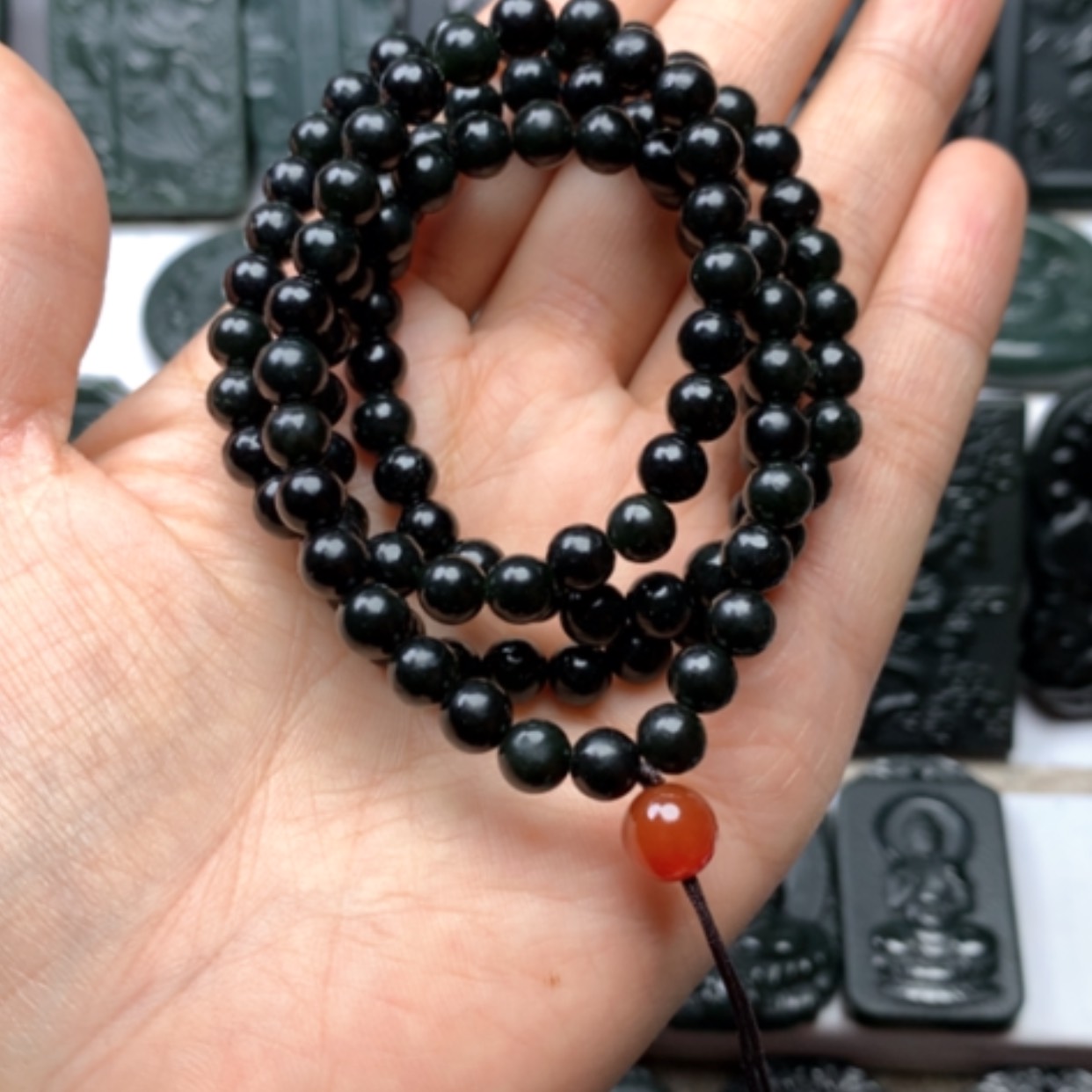 【闪购商品】颈饰未镶嵌和田玉愛***美