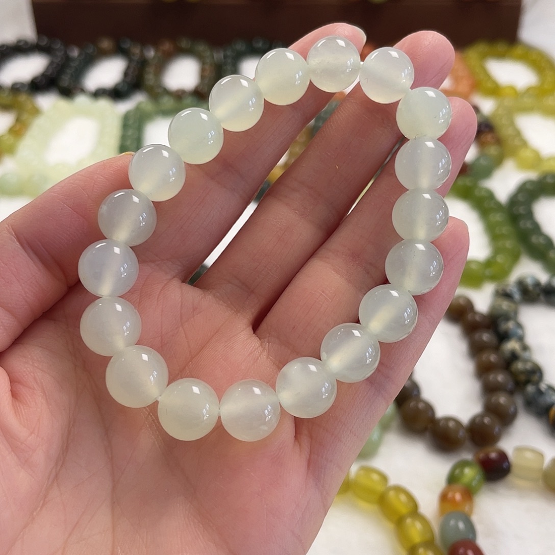 蛇纹石玉未镶嵌手串