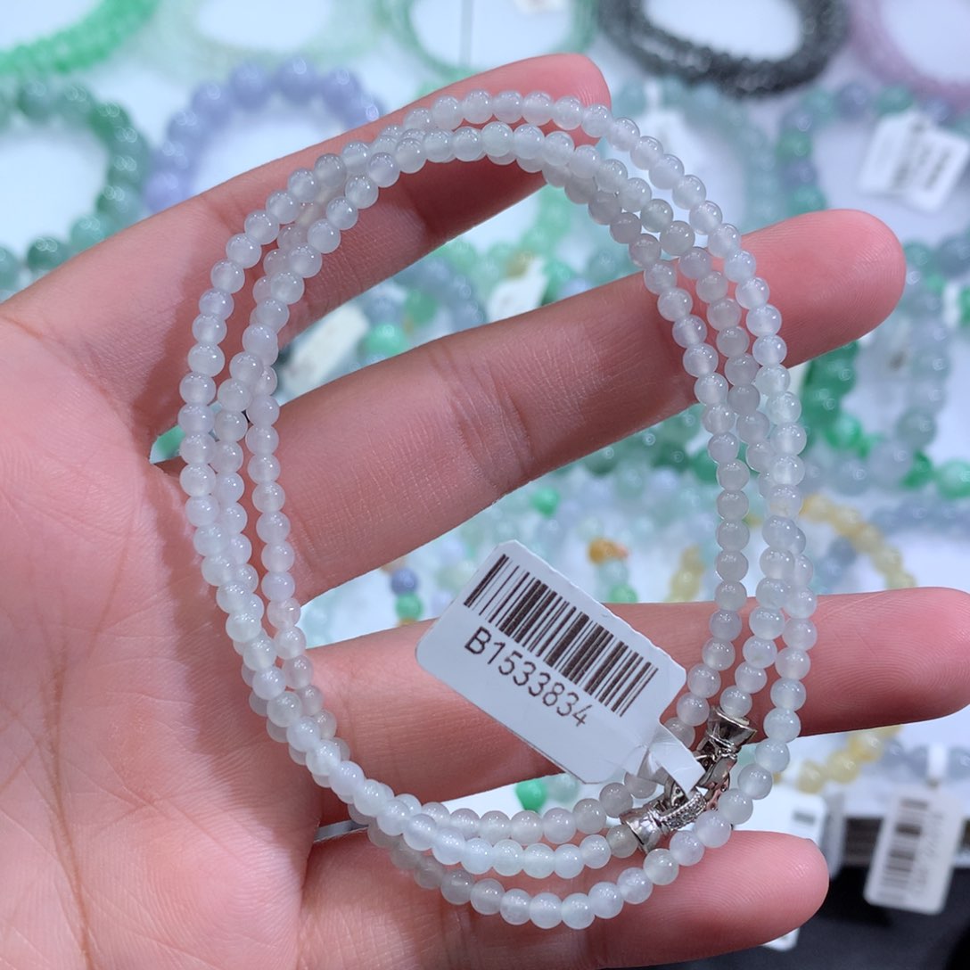 翡翠手链未镶嵌天然