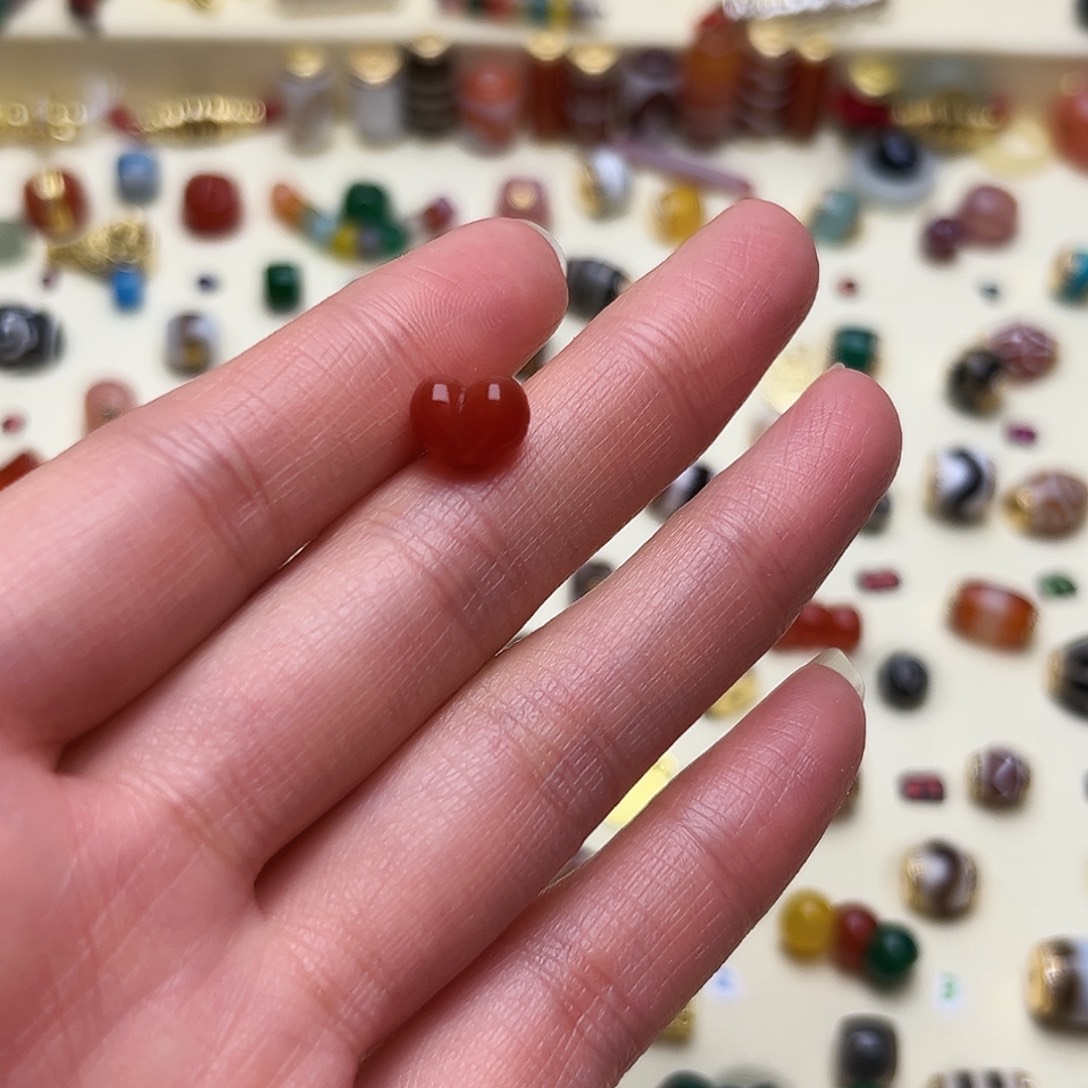 秀***儿玛瑙/玉髓未镶嵌单珠