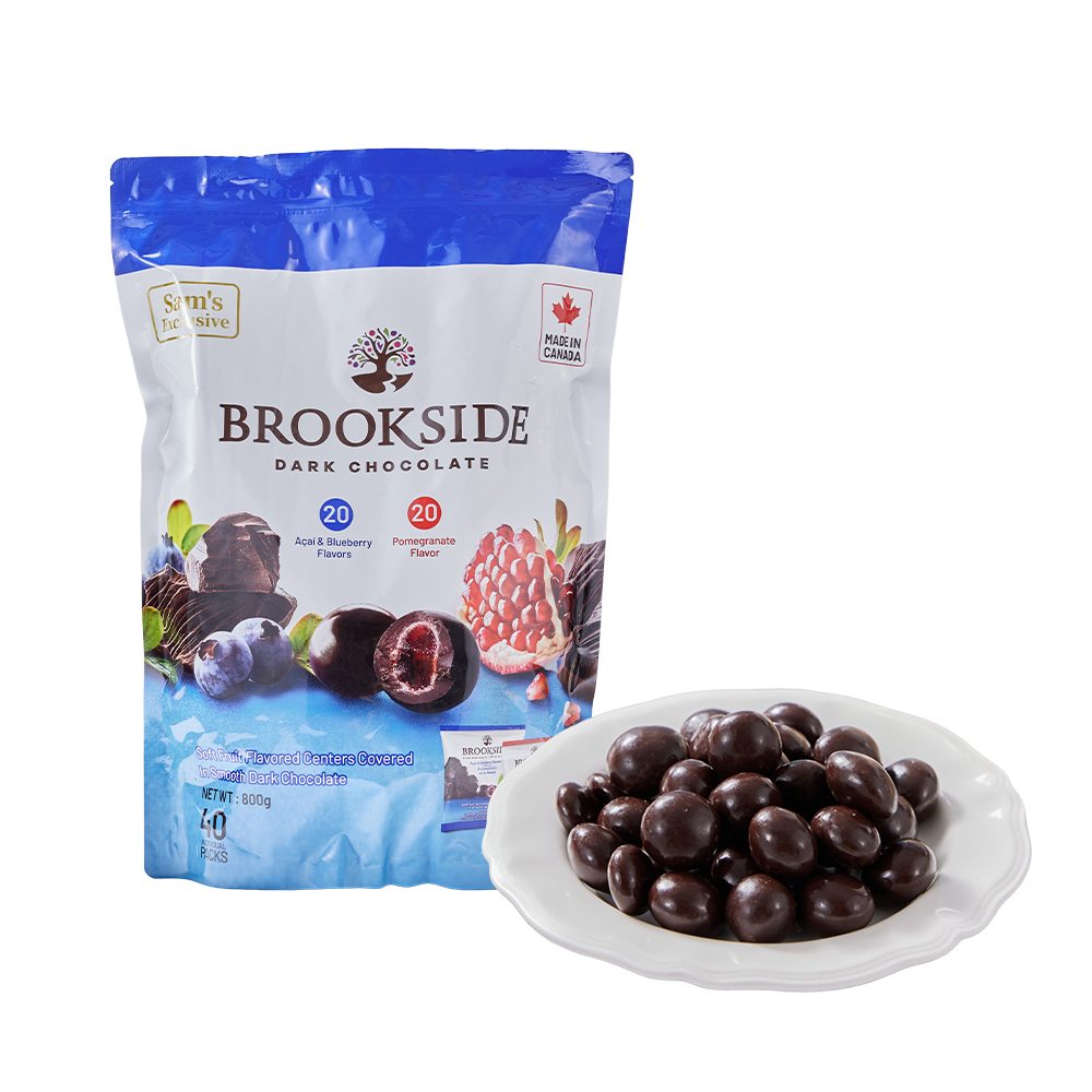 BROOKSIDE 加拿大 什锦果味夹心豆形黑巧克力  800克