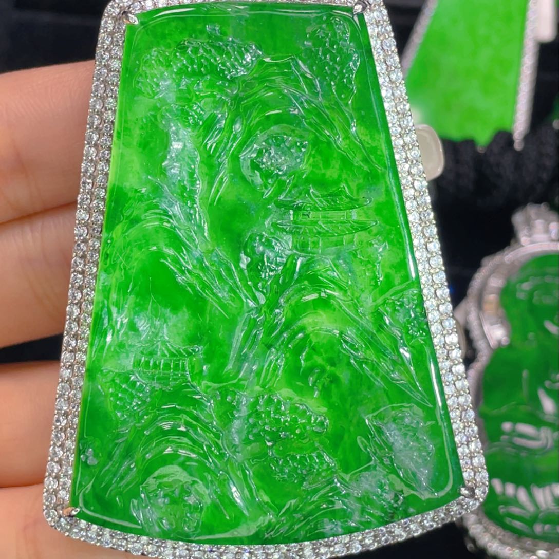 翡翠吊坠(不含链)未镶嵌