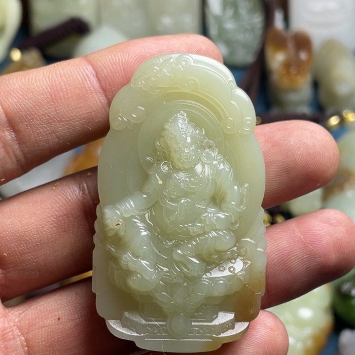 和田玉挂件未镶嵌一**风