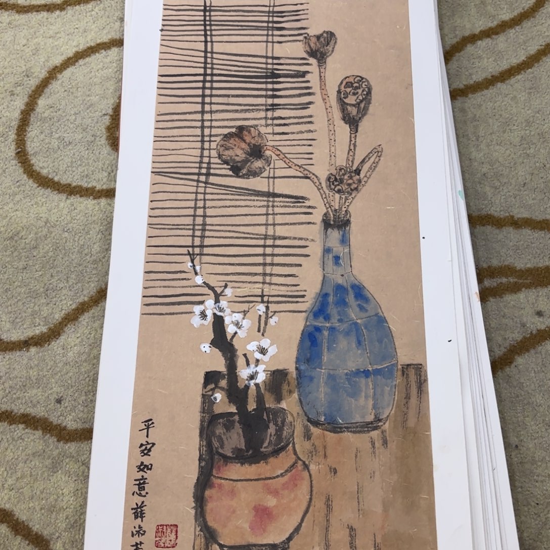 国画国画老师作品刘