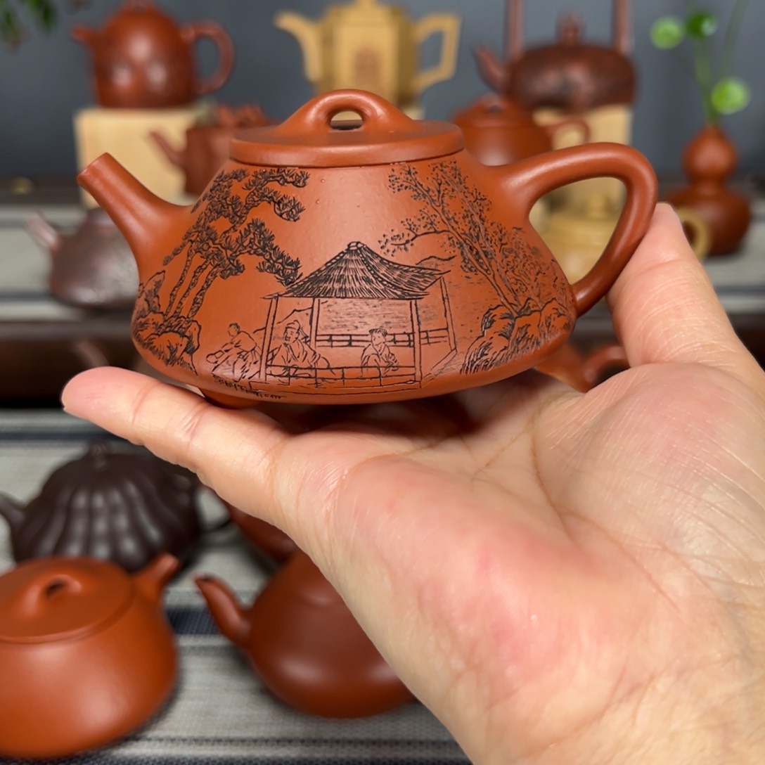 茶壶紫砂W****w子冶石瓢