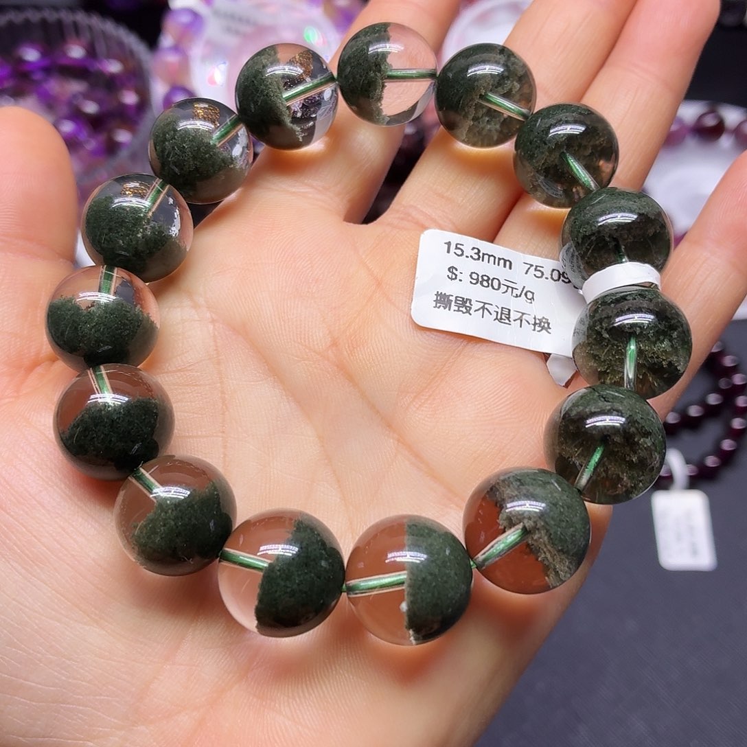 水晶未镶嵌手链天然水晶