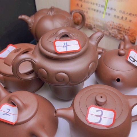 紫砂茶壶繁*辈正宗黄龙山原矿紫砂壶