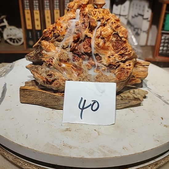 ****号松木40北沉香琥珀木天然造型山水