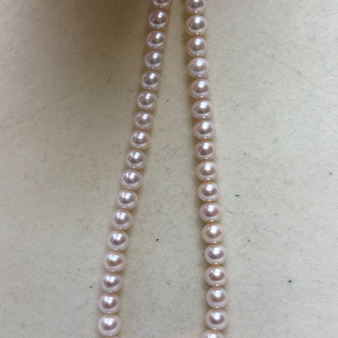 淡水珍珠颈饰银S925镶嵌o*k