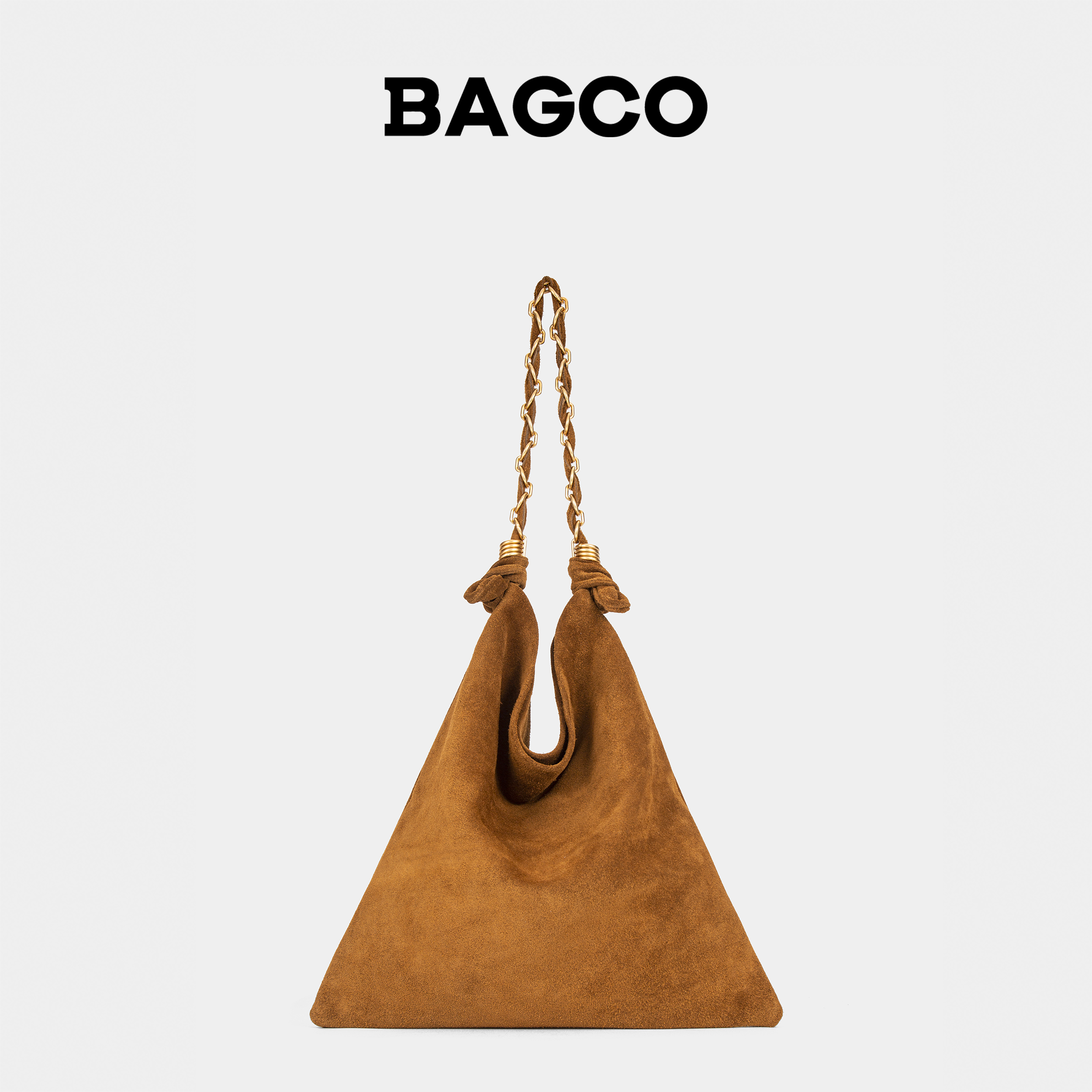 BAGCO"吟游诗人"流光风琥珀色系磨砂牛皮单肩托特包
