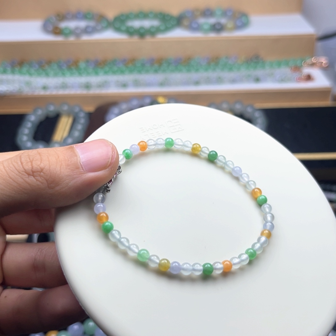 未镶嵌翡翠手链手串