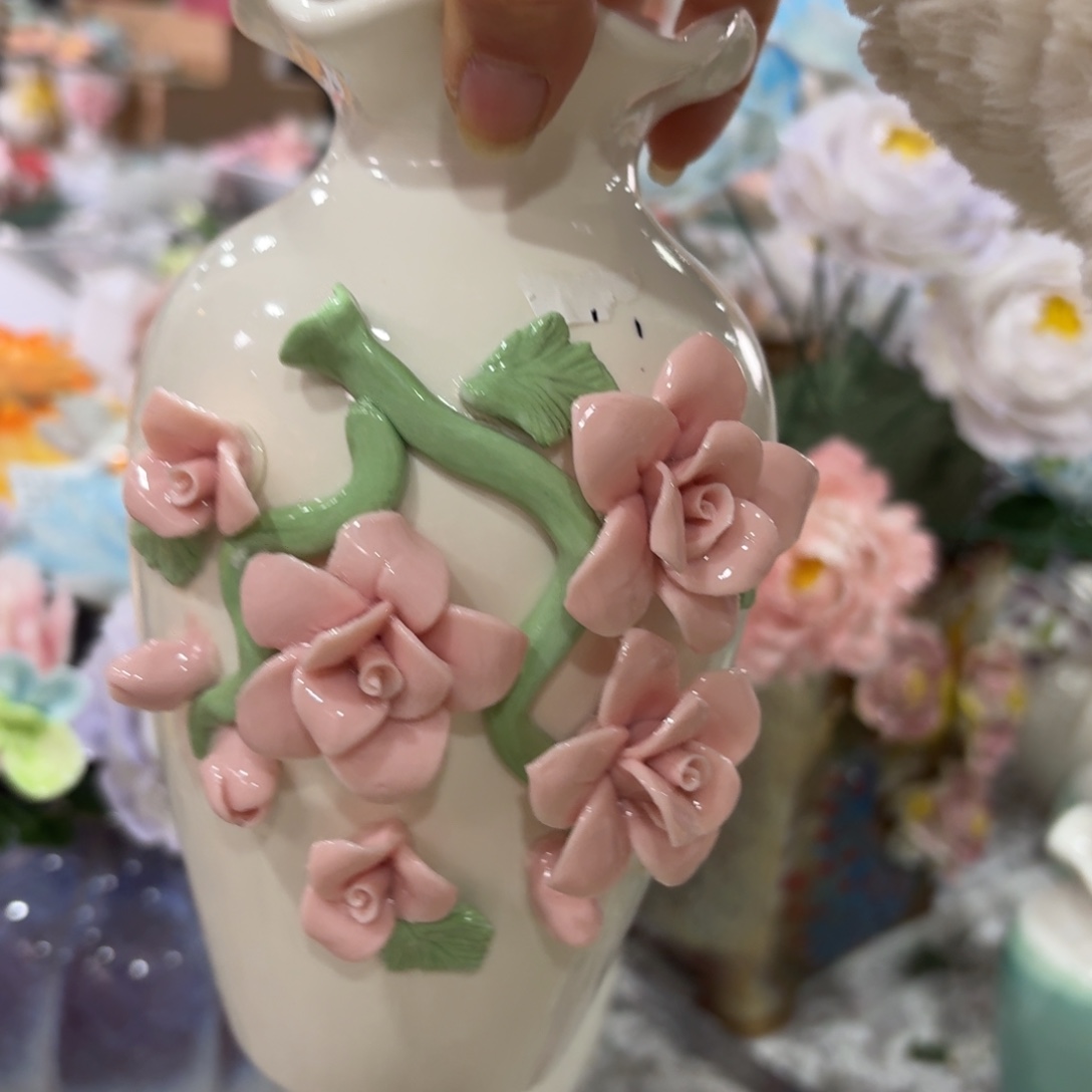 陶瓷花拍满20元发货退款的拉黑