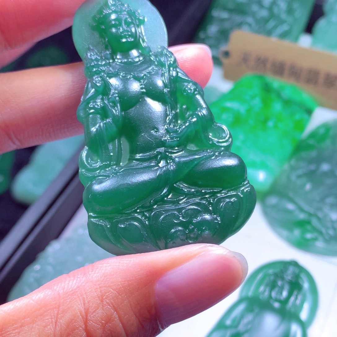 巴****定制翡翠未镶嵌天然