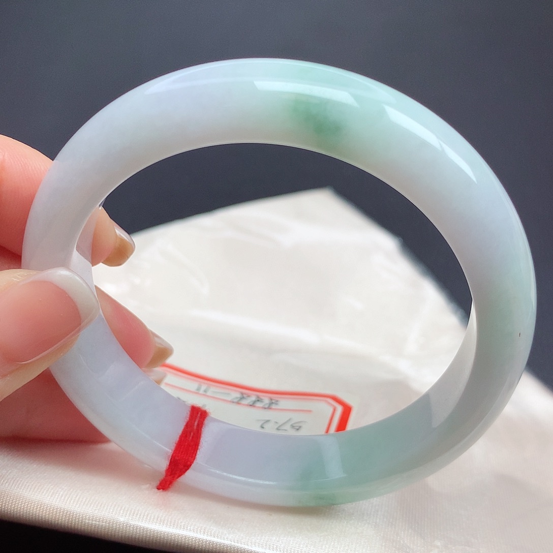 翡翠手镯未镶嵌1**一57圈口