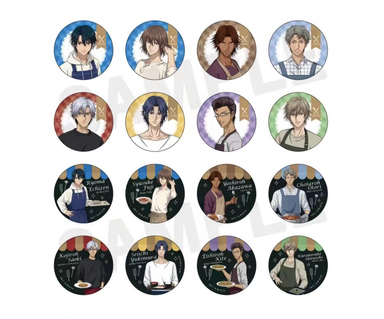 【现货】网球手作料理系列吧唧相卡（默认代拆）