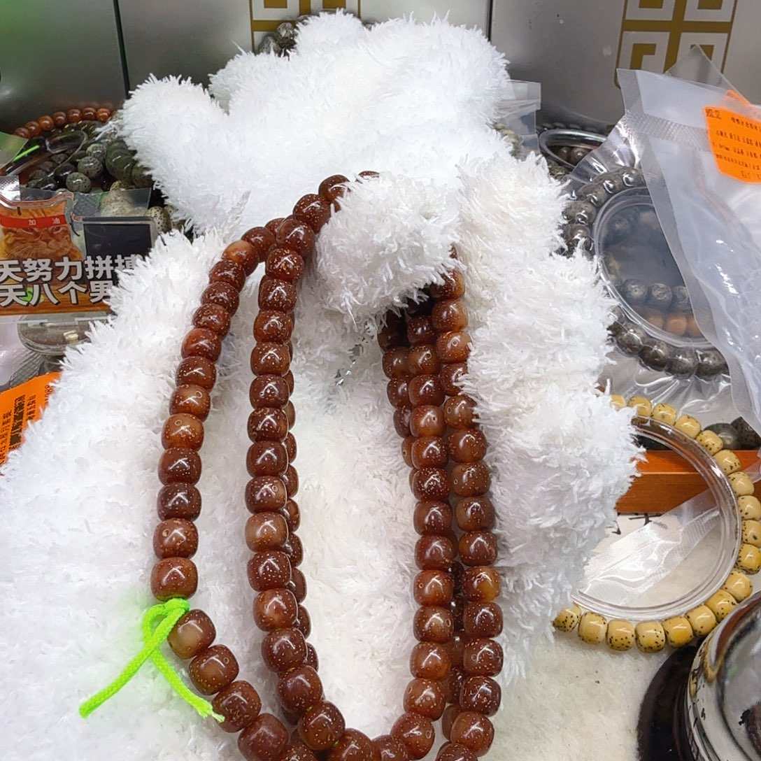 星月菩提手串80殿堂粉冰星月菩提87-108