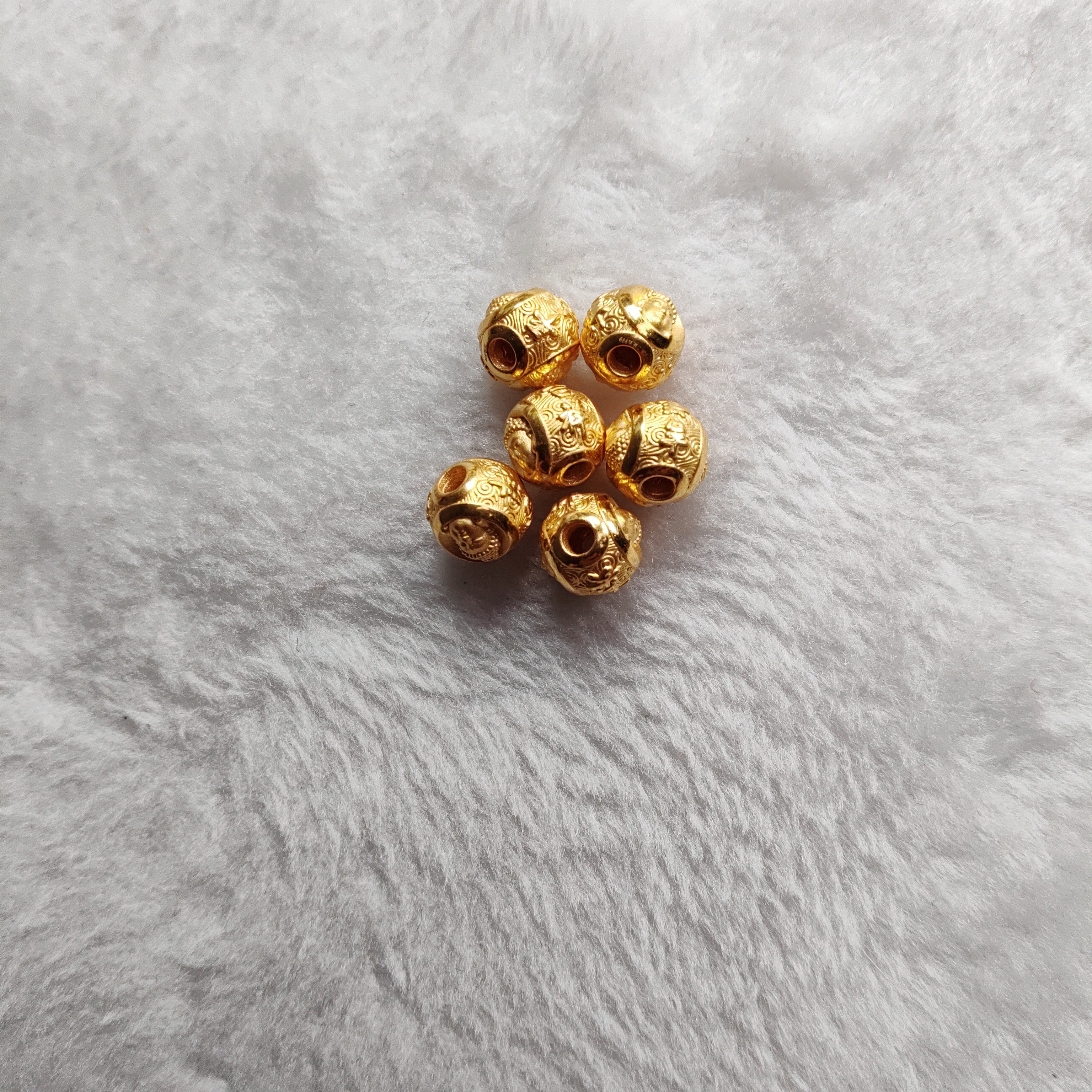 金元宝足金999貔貅珠子首饰