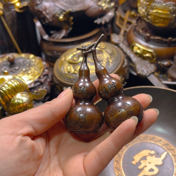 铜器摆件收收藏藏