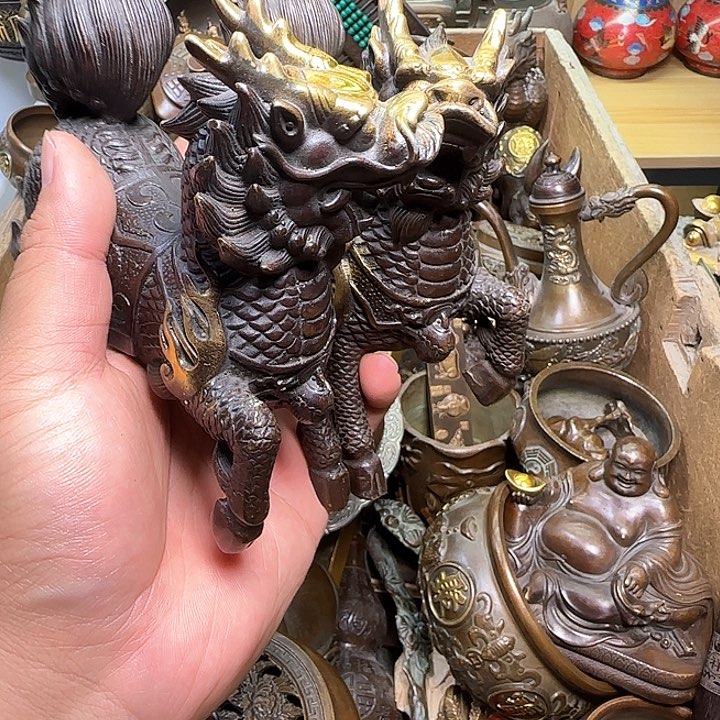 铜器办公室茶室摆件