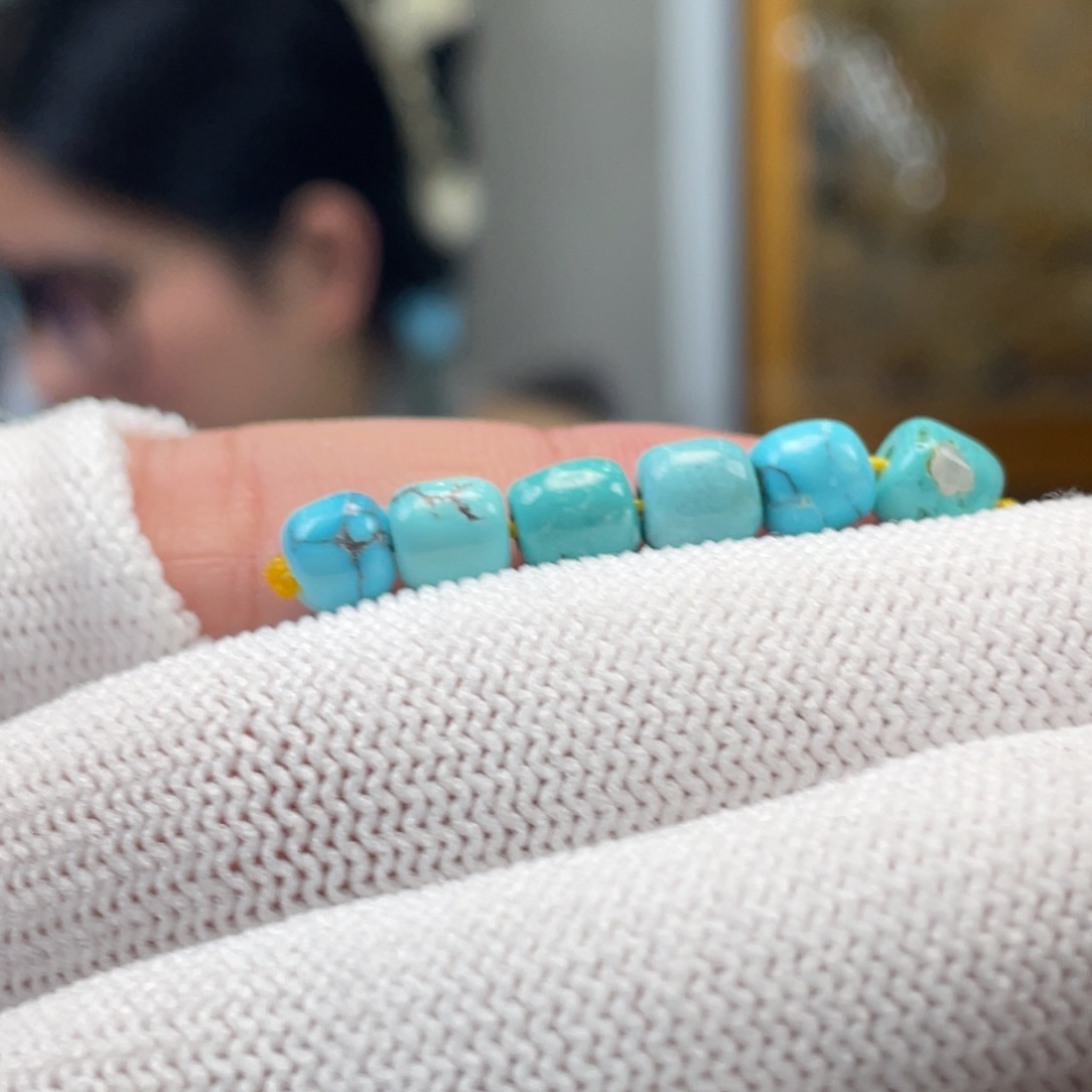 绿松石未镶嵌挂件