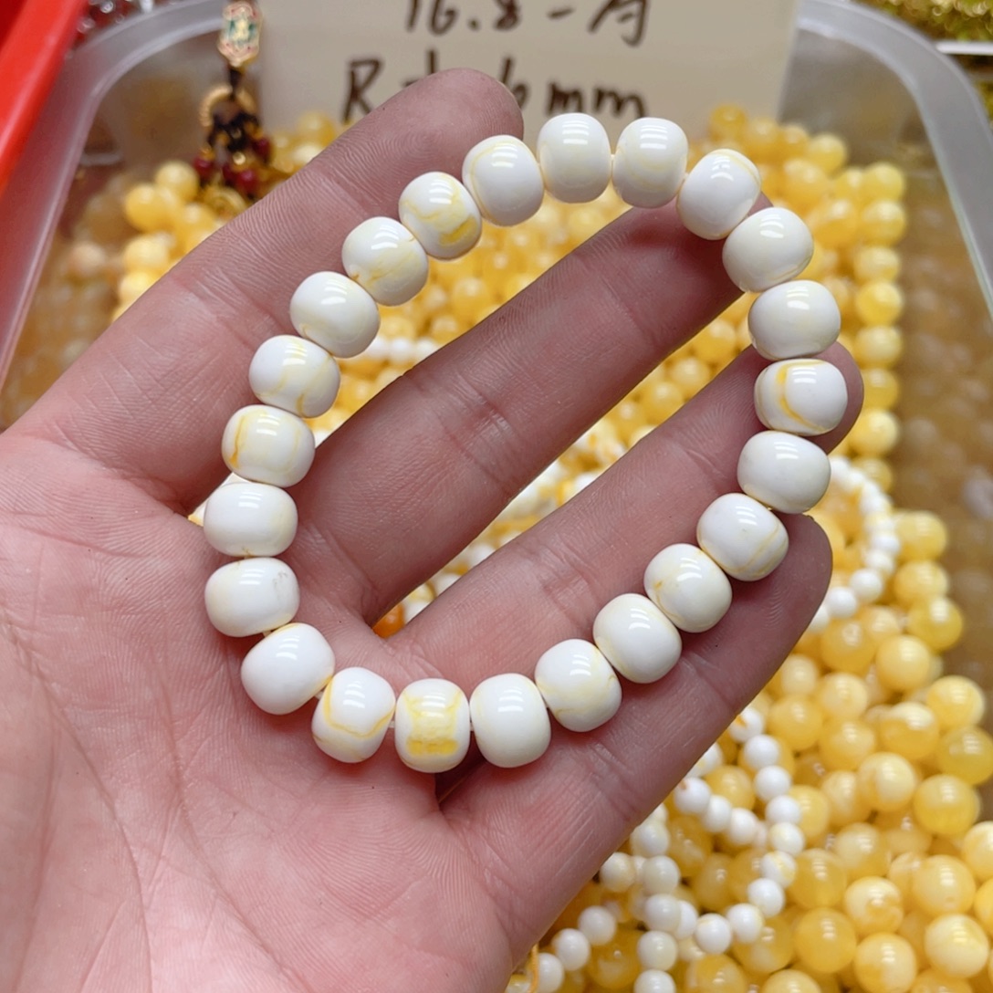 琥珀未镶嵌珠宝奇石白蜡10m老邢