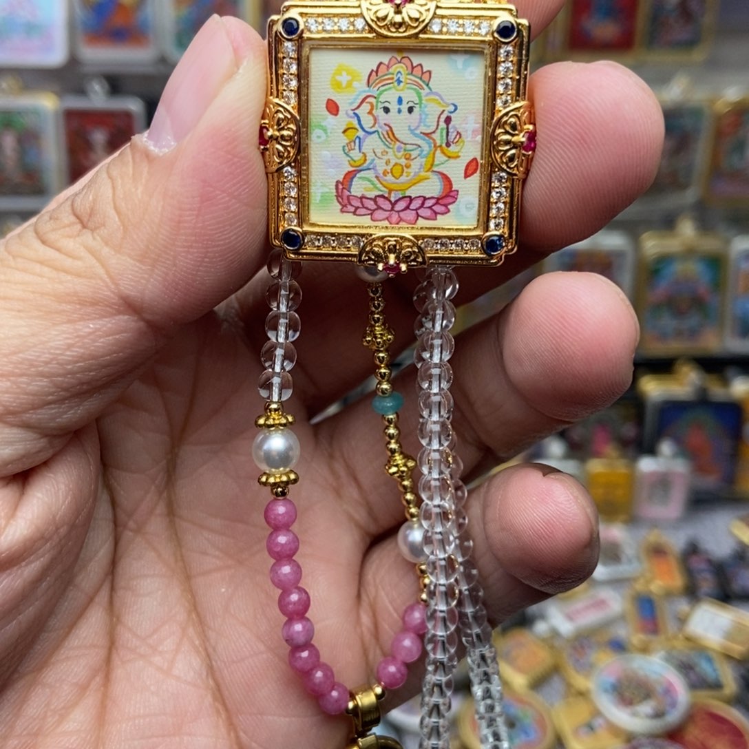 吊坠纯手绘大象坦诚双