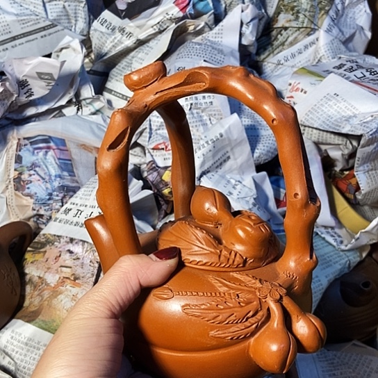 手工制作宜兴紫砂壶