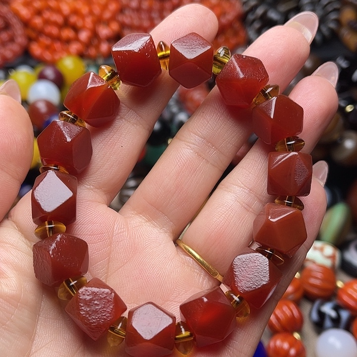 玛瑙/玉髓未镶嵌手链