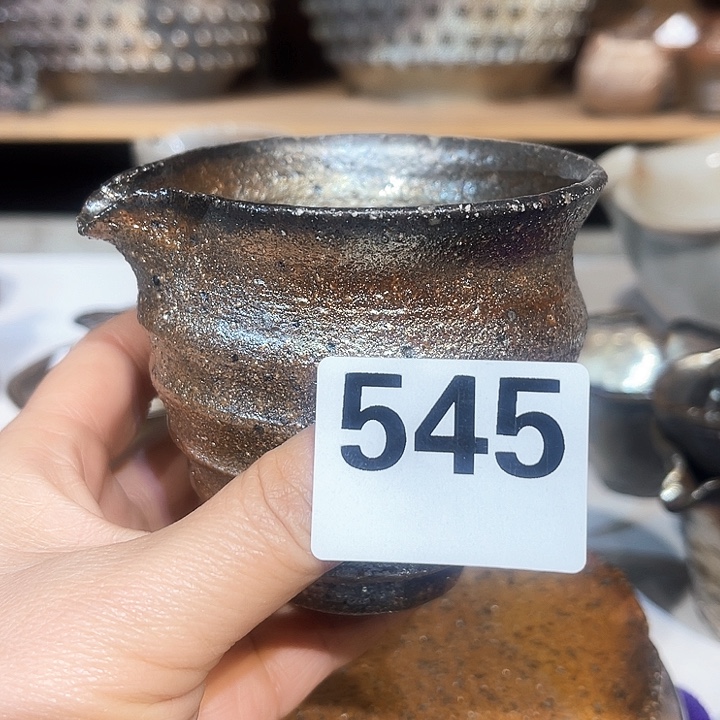 杯高温柴烧陶泥公杯