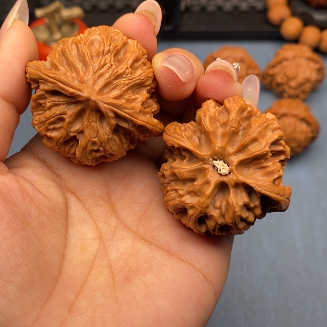 把件文玩核桃44尺苹果全品