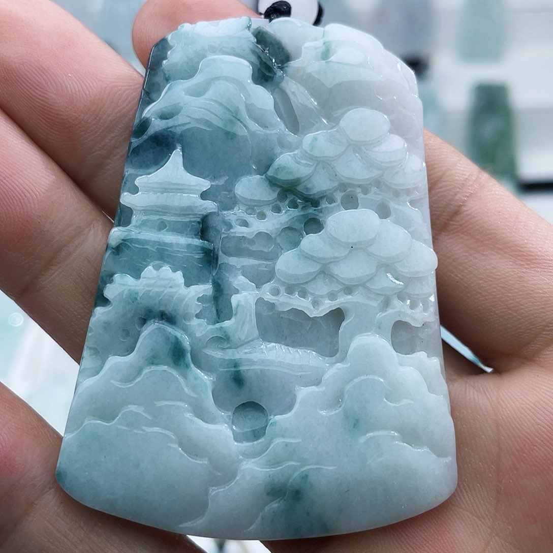 颈饰未镶嵌翡翠翡翠