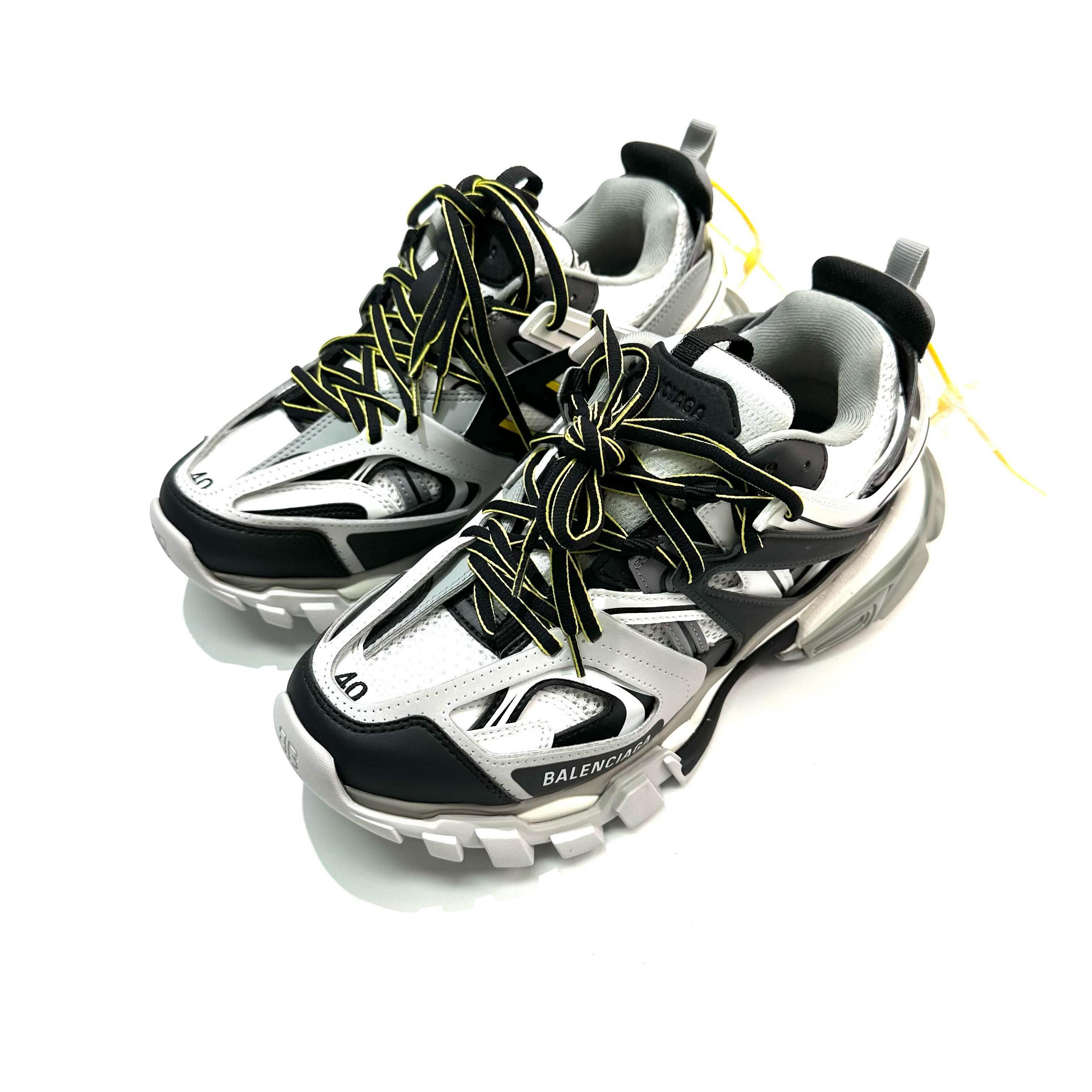 未使用 Balenciaga/巴黎世家 40码 黑灰色Track1.0老爹鞋bl0218