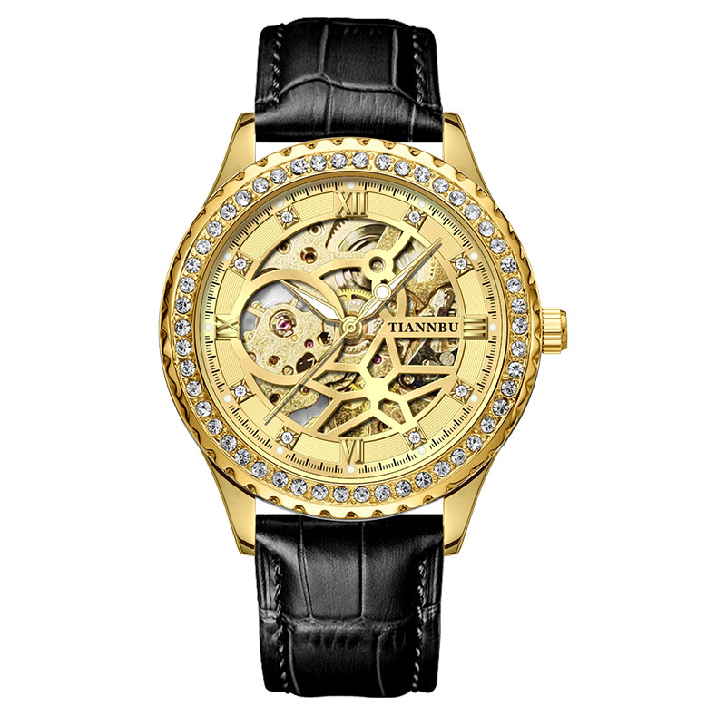 五星上将款机械表男士手表防水夜光男表商务百搭手表