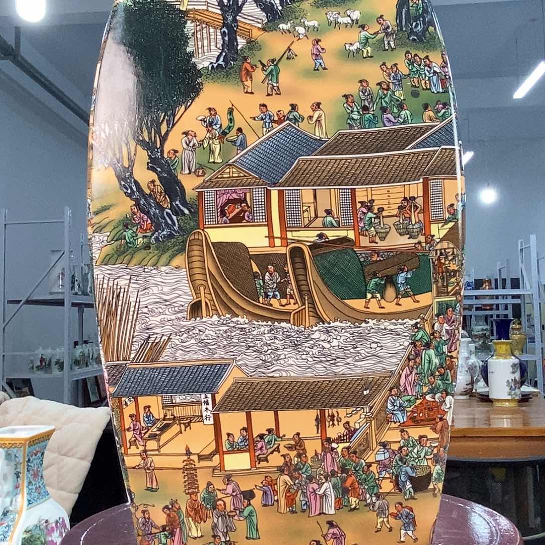 摆件景德镇陶瓷花瓶摆件